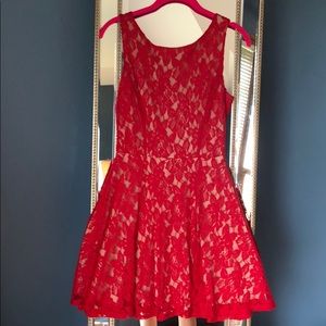 Red Lace Dress